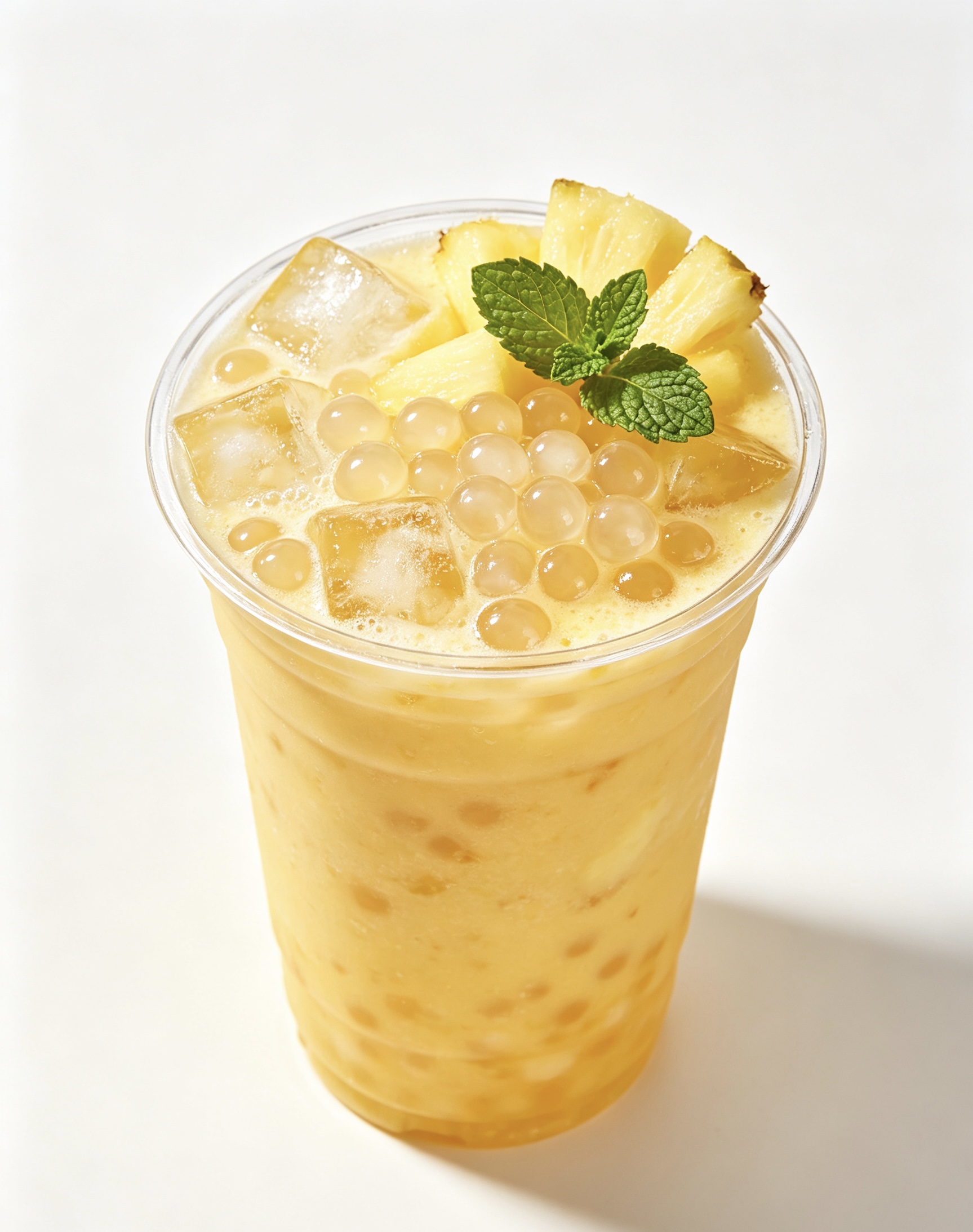 Glace ananas perles